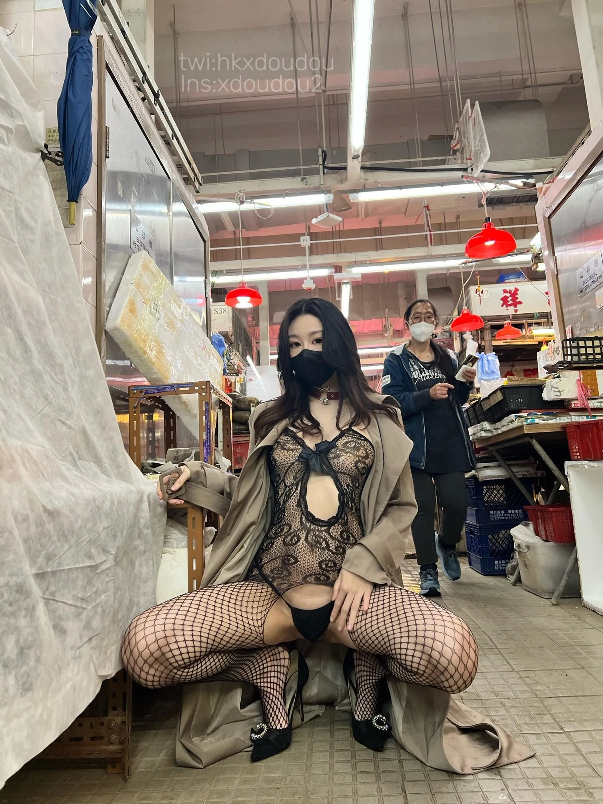是小逗逗 – NO.007 30粉丝著名美团外卖媛网红模特 全量资源 极品露脸大长腿顶级露出专家 [309P]插图5